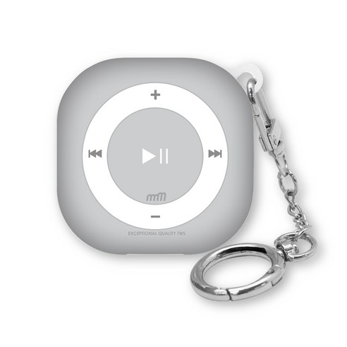 웨이브스튜디오 소울 디자인 갤럭시 버즈 2 / 프로 / 라이브 케이스, 뉴레트로 MP3 A