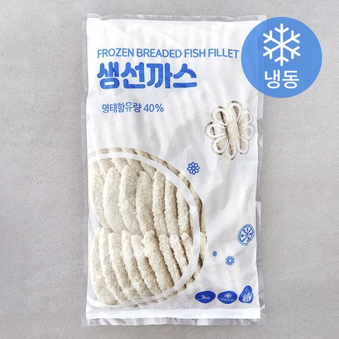 중국산 생선까스 (냉동), 3kg, 1개