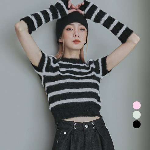 [메인스토리] 밴드 티 앙고라 스트라이프 AW25MS188