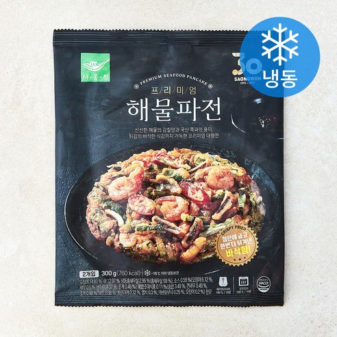 사옹원 프리미엄 해물파전 (냉동), 300g, 1개