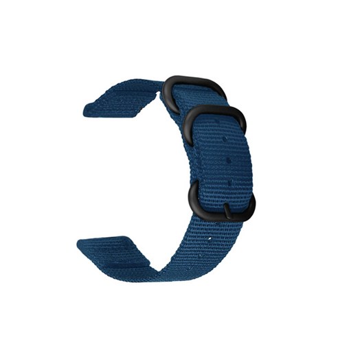 아이엠판다 갤럭시 워치 기어S3 46mm 밀리터리 나일론 스트랩 (22mm 호환가능), 군청, 1개