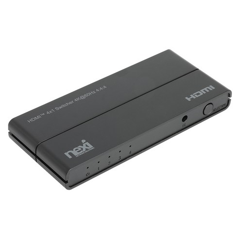 넥시 4대1 4K HDMI 셀렉터 스위치 선택기는 오디오 및 비디오 전환을 간편하게 해주는 다기능 HDMI 스위치 선택기입니다.