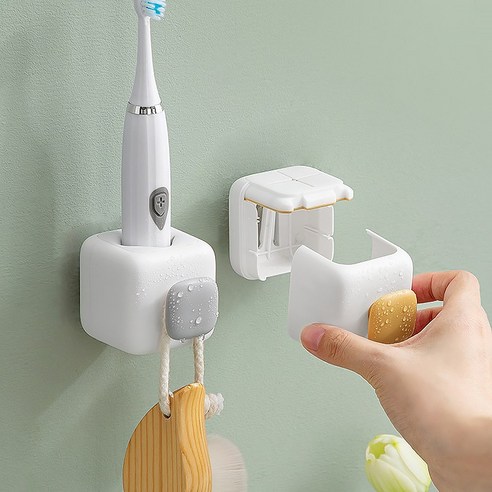 牙刷座 牙刷架 收納 盥洗用品 浴室用品 家庭 居家 家居 掛勾 壁掛