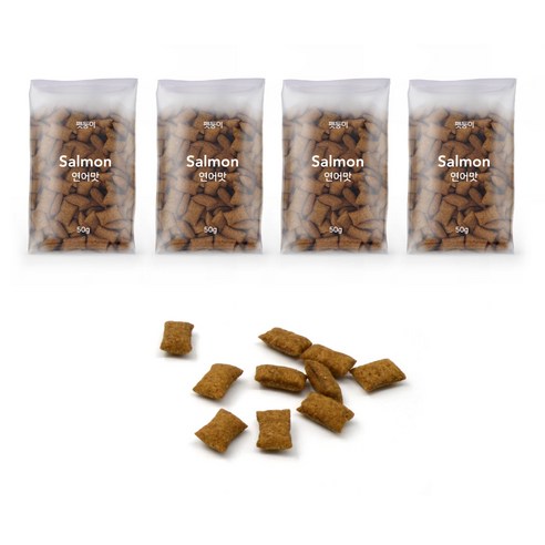 고양이를 위한 신선하고 다양한 맛의 바삭한 간식