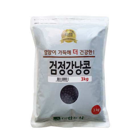 대한농산 검정강낭콩, 1개, 3kg