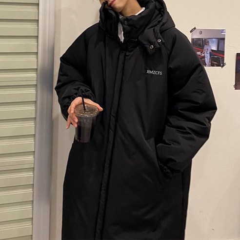 최신 여성용 오버핏 롱패딩