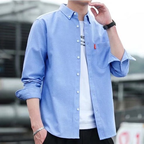 블랙101 남성용 컬러 가후크 카고 셔츠 FC-2315976