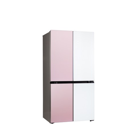 대용량, 에너지 효율적, 편리한 클라윈드 파스텔 양문형 냉장고