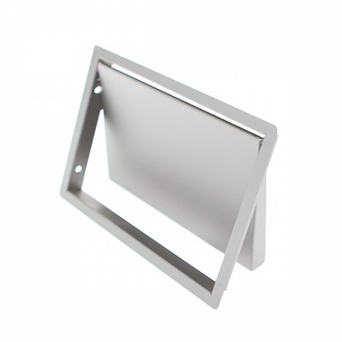 YJ 스텐 사각 벽면용 쓰레기통 투입구 스테인리스 220 x 150 x 20 mm, 1개