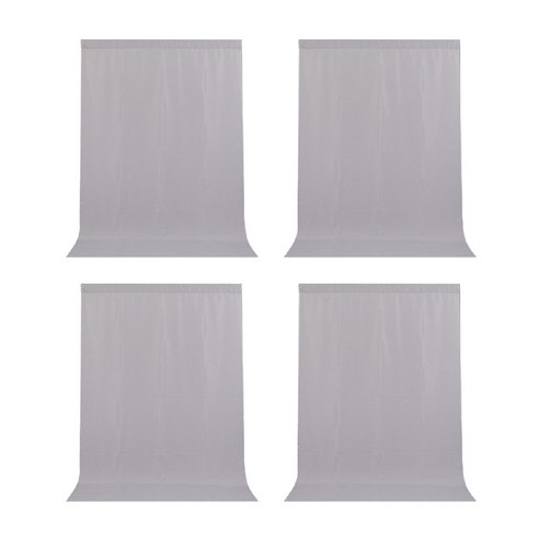대한 베이직 폴리 촬영용 배경천 1.5 x 4m, 4개, 단일상품(그레이)
