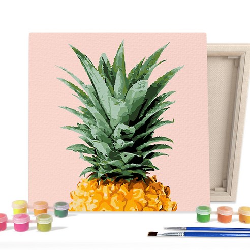 아이러브페인팅 DIY 히트 그림그리기, 미니 파인애플, 1개