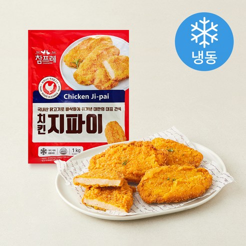 [로켓프레시] 참프레 치킨 지파이 (냉동), 1kg, 1개