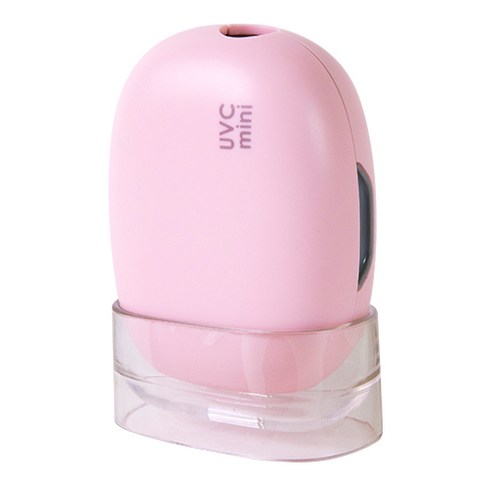 브루마 휴대용 무선 UVC LED 칫솔살균기 핑크, 1개
