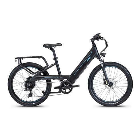 이알톤 코디악 24S 파스 스로틀겸용 스포츠 전기자전거 16.5Ah일반셀, 알루미늄, 매트 블랙