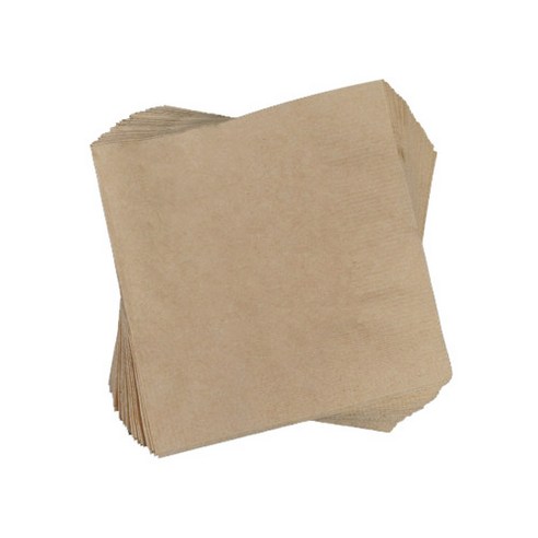 무지 칵테일 냅킨, 갈색, 1개, 10000개입
