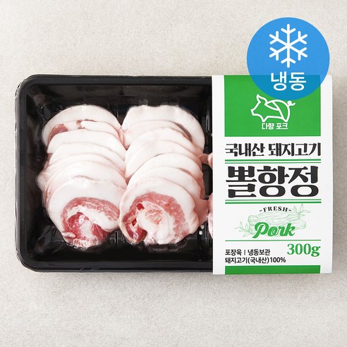 다향 국내산 돼지고기 뽈항정 (냉동), 300g, 1개