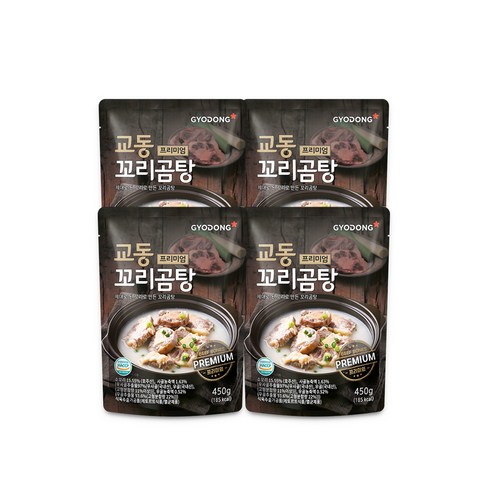 교동식품 교동 프리미엄 꼬리곰탕, 450g, 4개