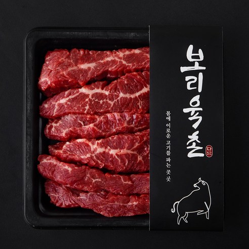 보리육촌 국내산 소고기 안창살 3등급 (냉장), 1개, 200g