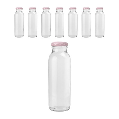 일자밀크티 공병 핑크, 250ml, 8개
