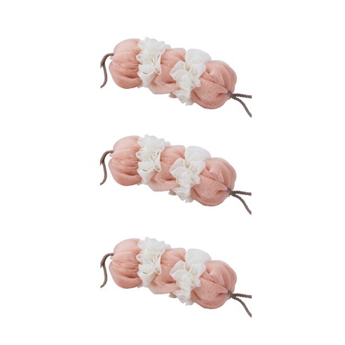 투톤 샤워볼 M10, 핑크, 3개