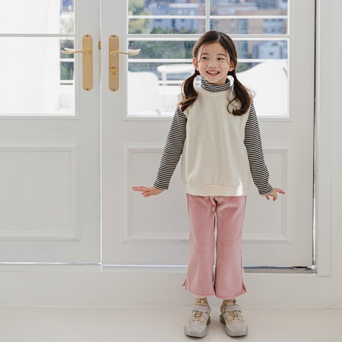 여아용 골덴 부츠컷 바지
