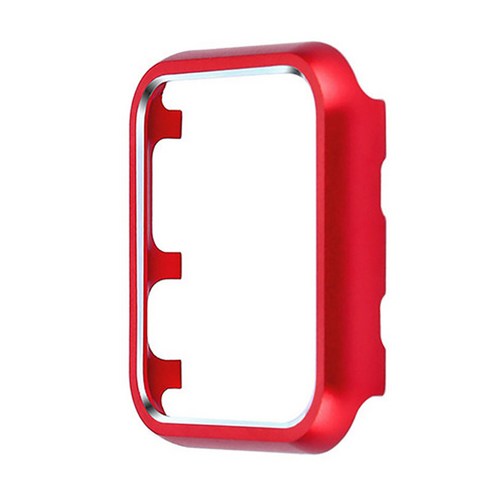 루아러블 애플워치 베젤링 메탈 보호 케이스 40mm, RED