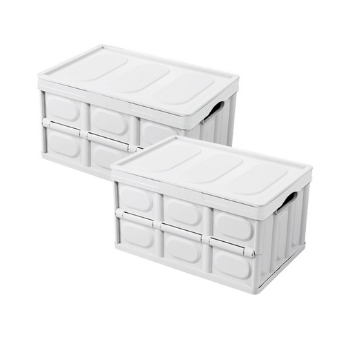 코랙코리아 폴딩박스 대형 56L, 화이트, 2개