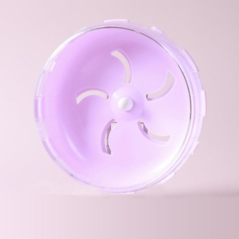 요런개 소동물 베이직 컬러 쳇바퀴 21.5cm, 퍼플, 1개