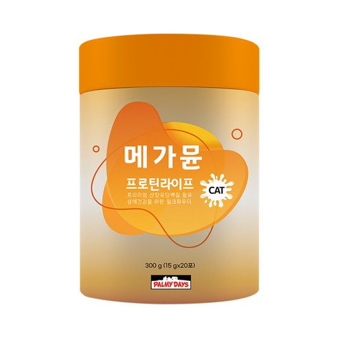 고양이 파미데이즈 메가뮨 프로틴라이프 유산균 펫밀크15g x 20p, 1개, 면역력 강화, 밀크맛