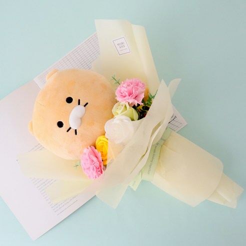 모리앤 카카오 리틀프렌즈 비누꽃 인형꽃다발, 춘식이로 사랑하는 마음을 전하세요