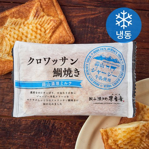 크로와상 타이야끼 밀크향 붕어빵 (냉동), 80g, 1개입, 1개