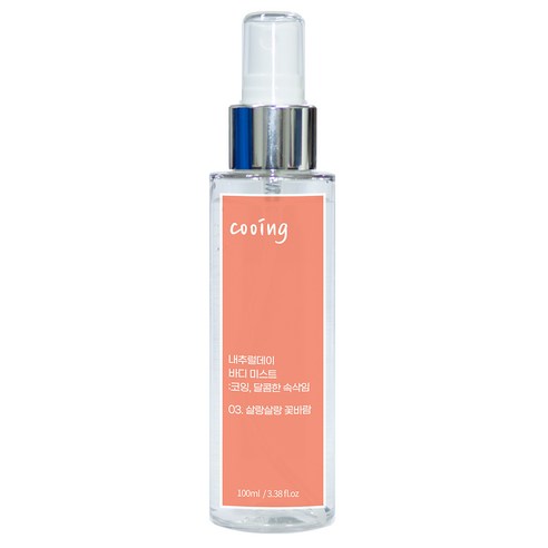 내추럴데이 코잉 바디 미스트 스프레이 03 살랑살랑 꽃바람 플로럴향, 100ml, 1개