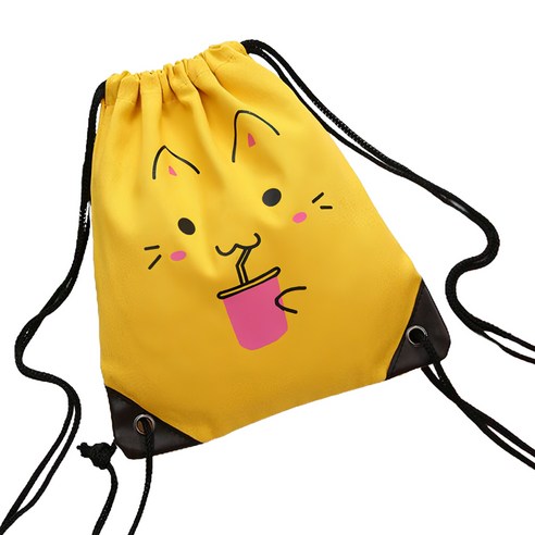키즈트리 아동용 고양이 캐릭터 조리개 보조 가방 BB-337