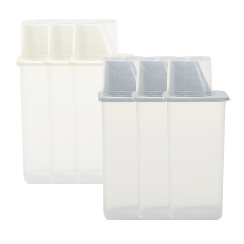 이지앤 모던 잡곡통 2종 x 3p 세트 1200ml, 6개