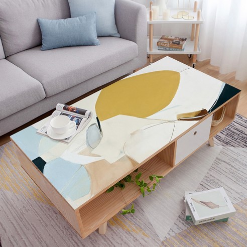 마켓에이 기하학 방수 PVC 테이블매트, TYPE02, 60 x 120 cm