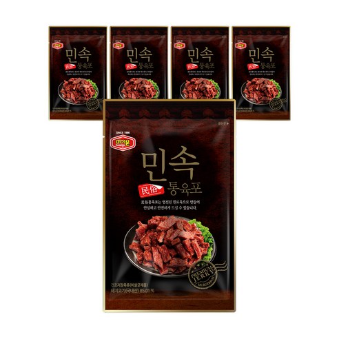 머거본 민속통육포, 100g, 6개