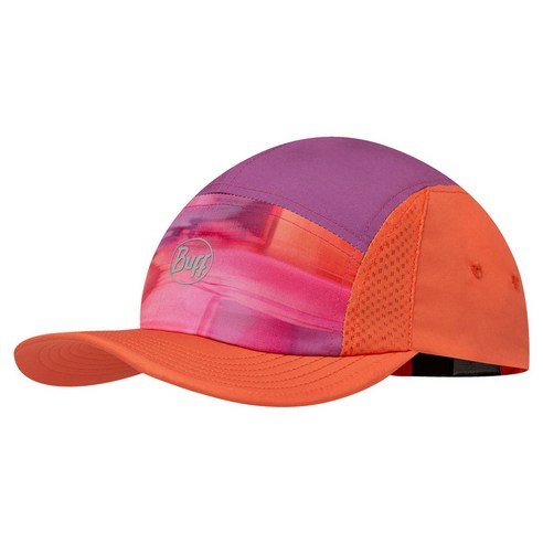 버프 5패널 고 캡 러닝 스포츠 모자, SISH TANGERINE, 1개