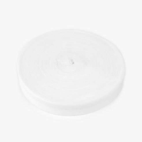 JStrading 접밴드 바이어스 엘라스틱 밴드 20mm, 01 화이트, 1개