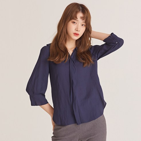 로엠 이지 러플 블라우스
