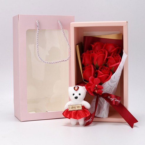 모두의 마음을 감동시킬 앙플랜트 감성 미니 조화 꽃다발