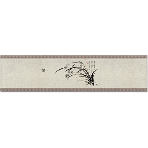 복고풍 전통 인테리어 테이블러너, 05타입, 50 x 150 cm
