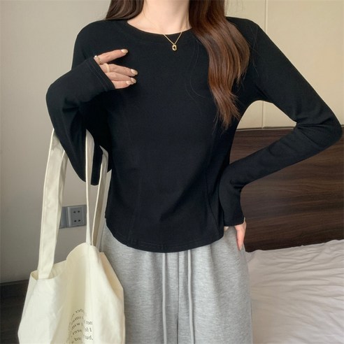 女裝 時尚 服裝 上衣 長袖 T卹 成年女性 成年女性 女裝 女裝