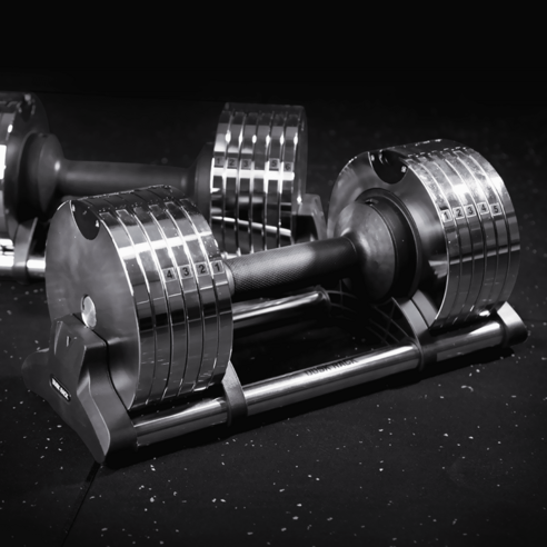 섬세한 아름다움과 강력한 퍼포먼스, 더스크랙 크롬 무게조절 덤벨로 완성하는 나만의 운동 공간