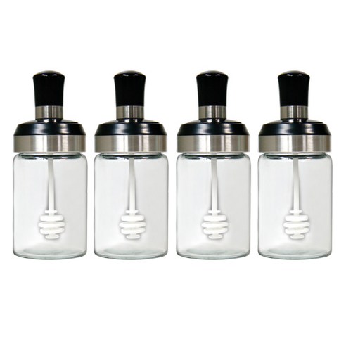 TEADOYO 허니디퍼 시럽병, 250ml, 4개