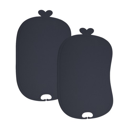 이놀 TPU 안심 도마 2p, 블랙캐비어