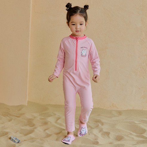아이엠베베 아동용 헬로 애니멀 전신 래쉬가드