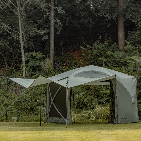 5분 만에 완성되는 넓고 아늑한 캠핑 공간