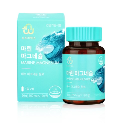 뉴트리웍스 마린 마그네슘 66g, 1개