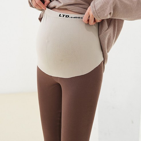 마켓에이 임산부 배색 모달 레깅스