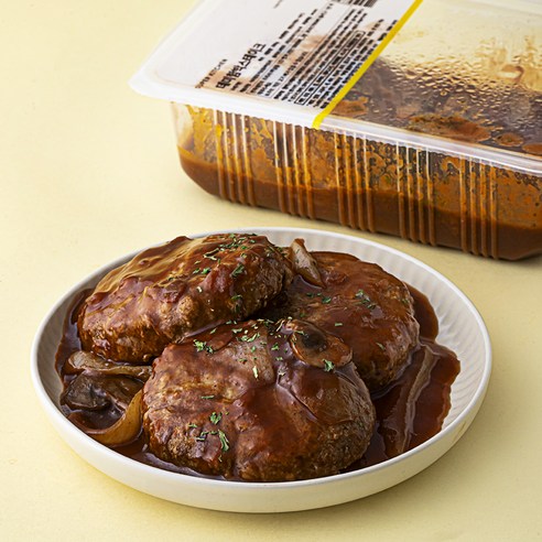 슈퍼키친 바로만든 데미 함박 스테이크, 390g, 1개